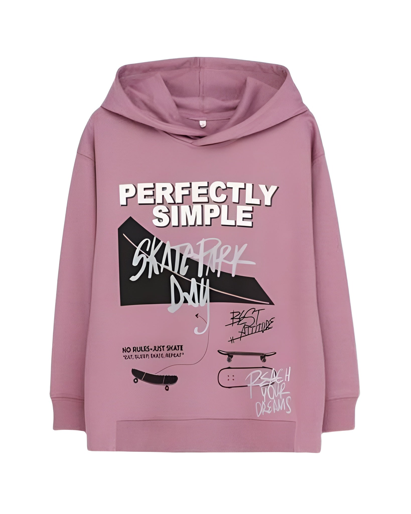 Image of PERFECTLY SIMPLE FLEECE HOODIE